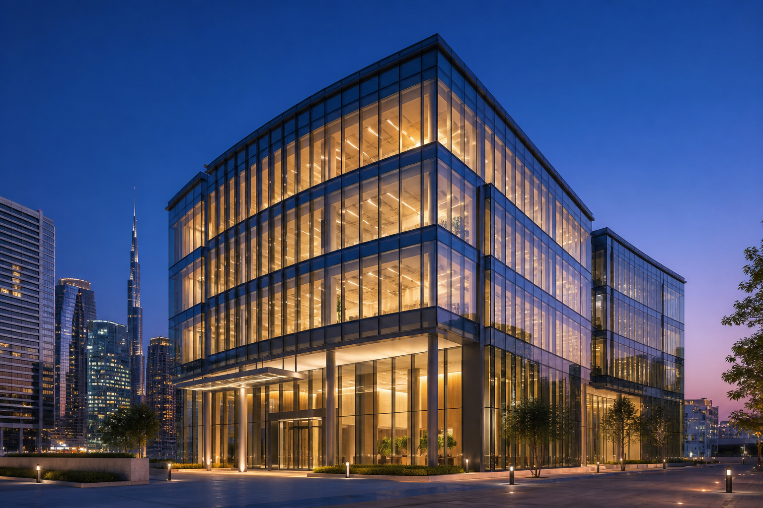 Corporate workplace in Dubai