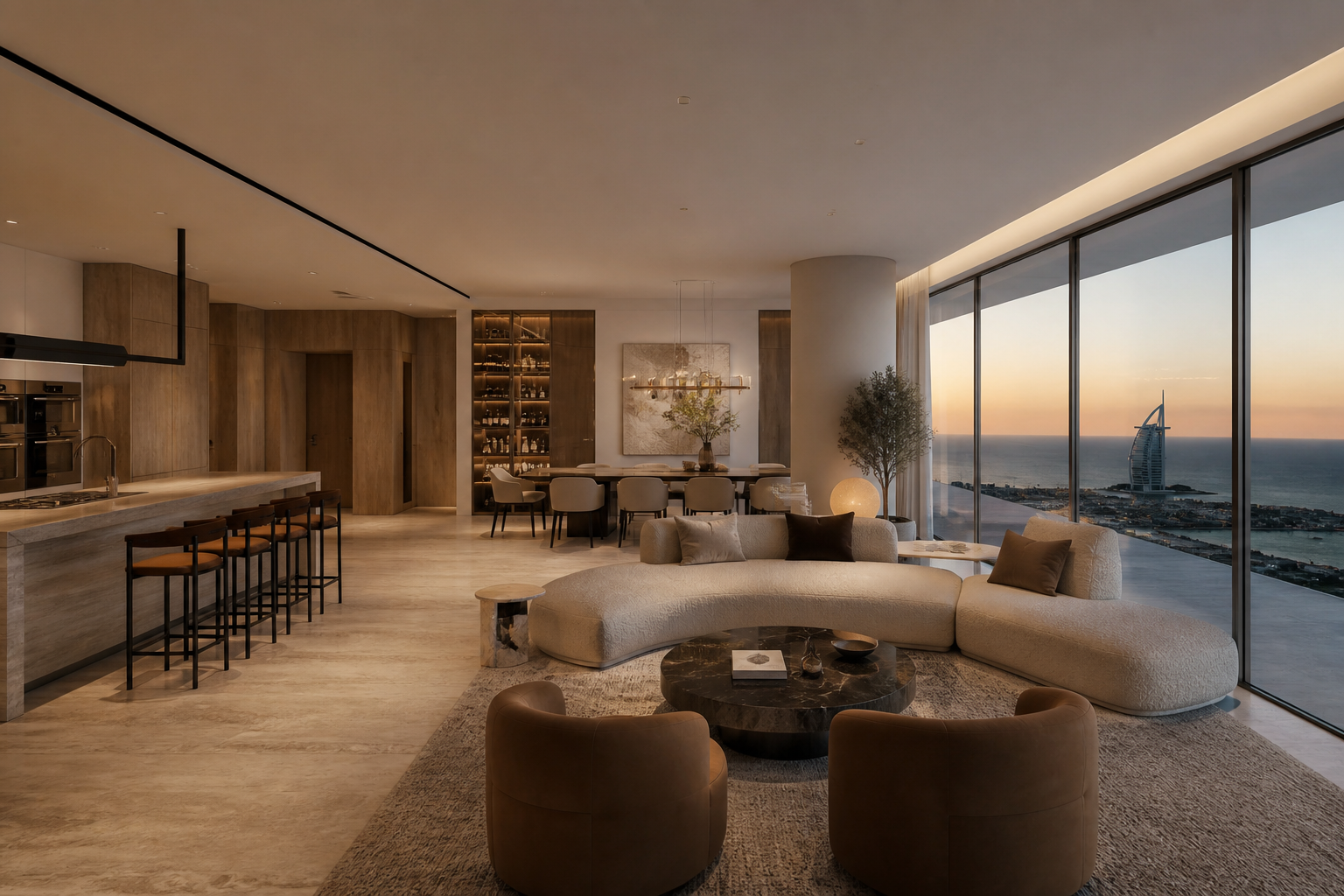 Hospitality interior in United Arab Emirates